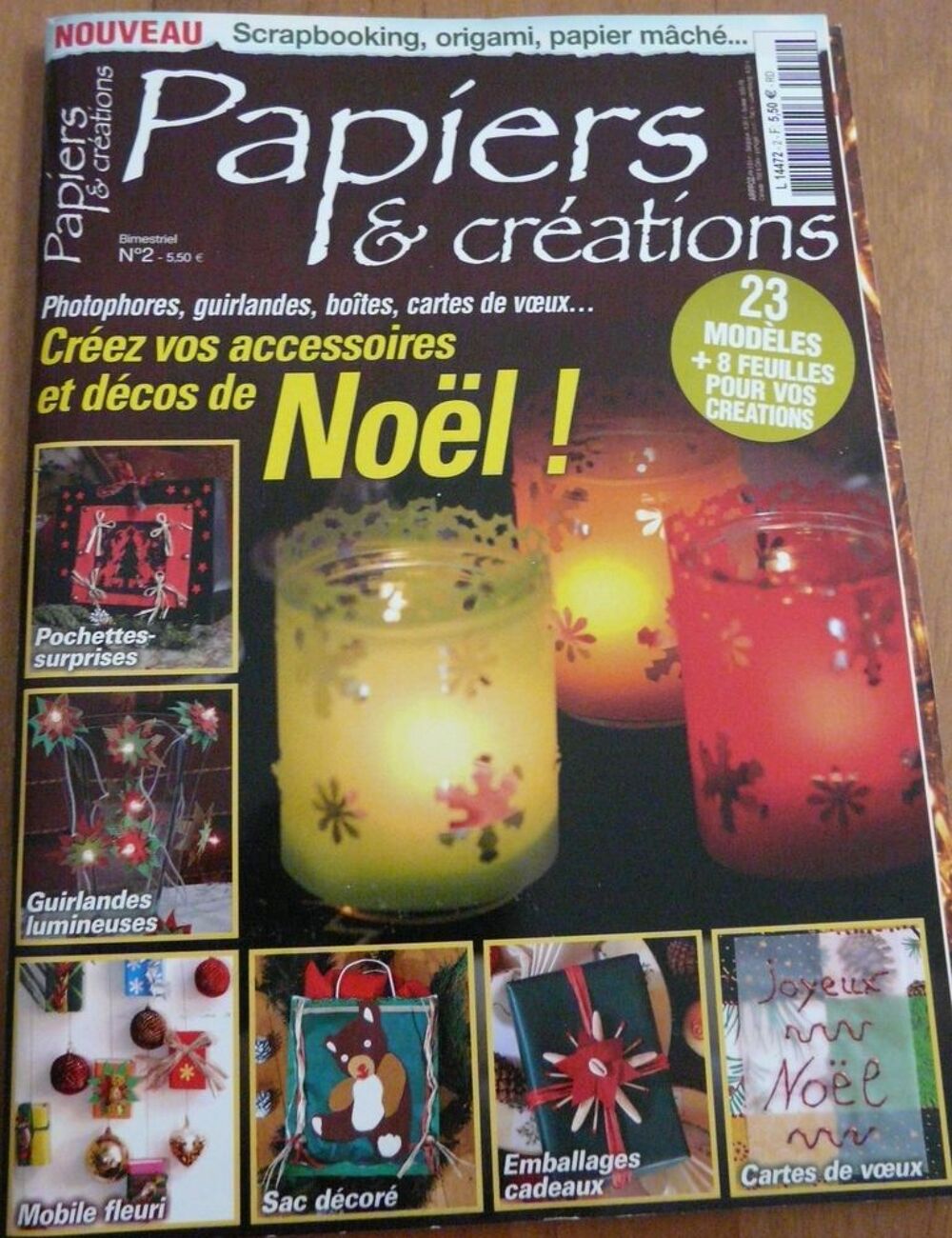 Papiers et Cr&eacute;ations (d&eacute;cos No&euml;l) Livres et BD