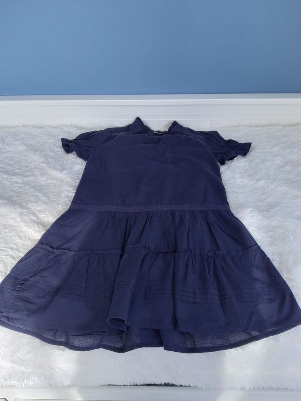 ROBE bleue "Kooka&iuml;" - manches courtes - 36 Vêtements