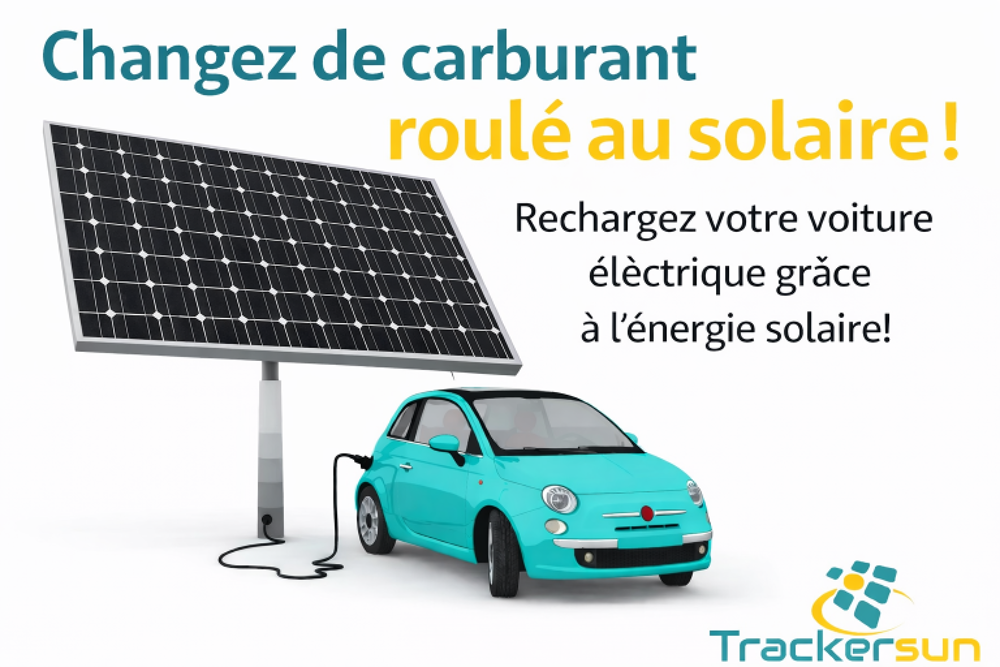 Tracker solaire 4 panneaux de 500 watts livr&eacute; pos&eacute; Bricolage