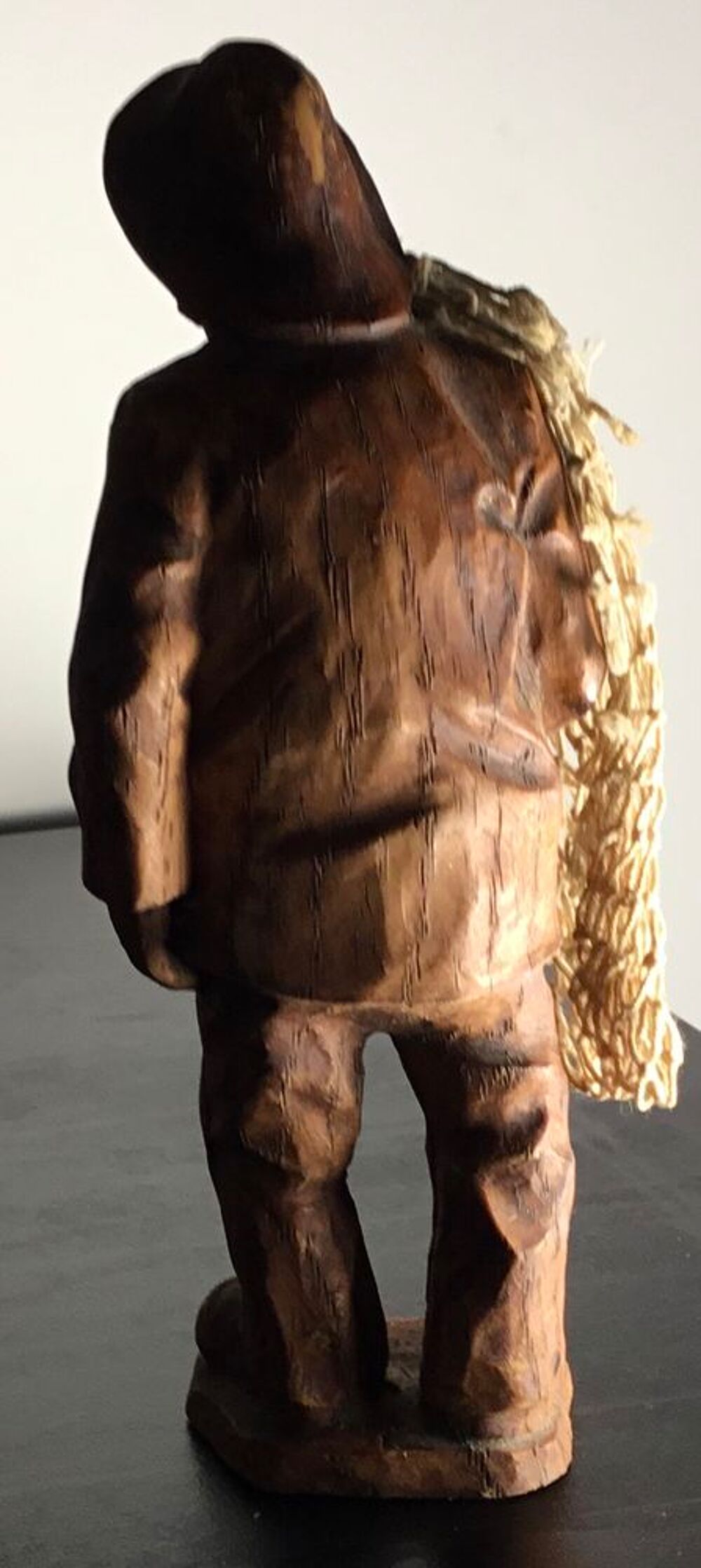 Figurine marin p&ecirc;cheur breton en bois Décoration