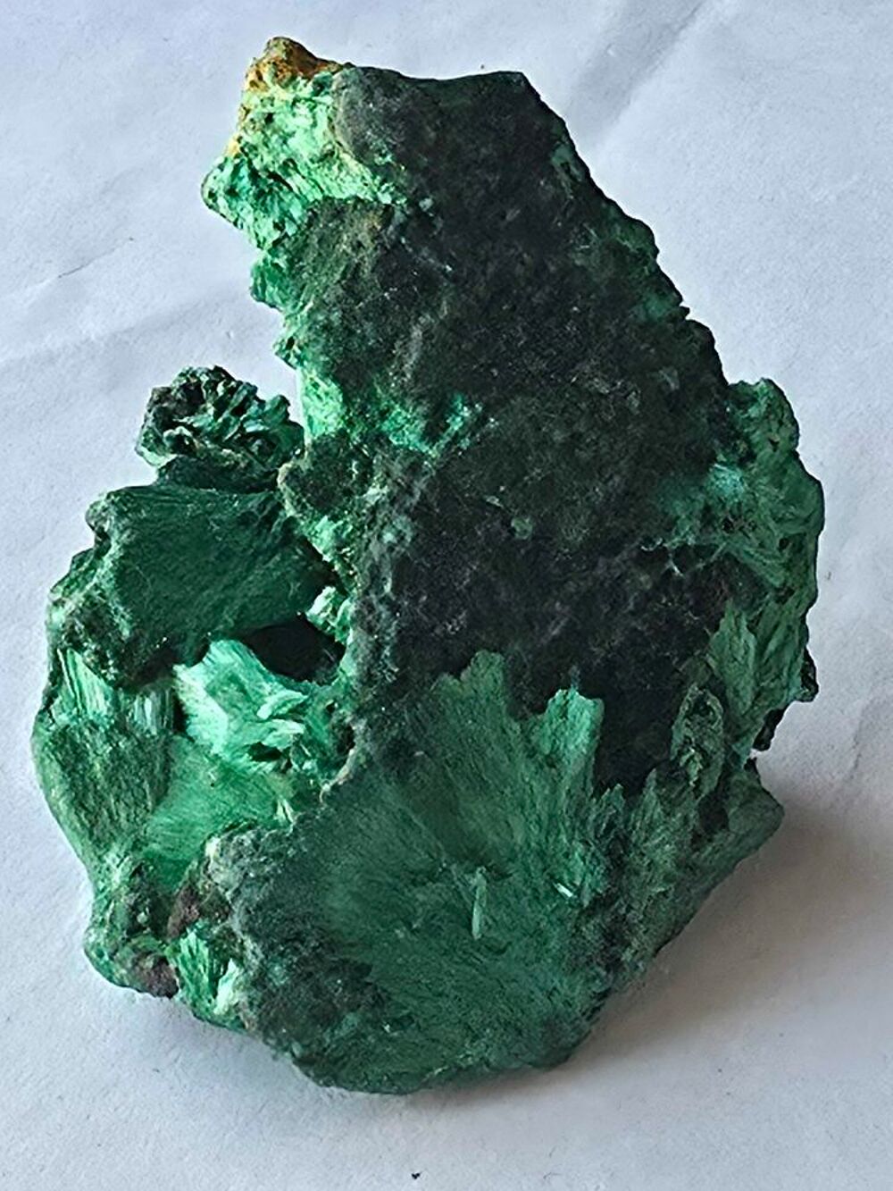 Min&eacute;ral de Collection : Malachite Fibreuse-Congo 