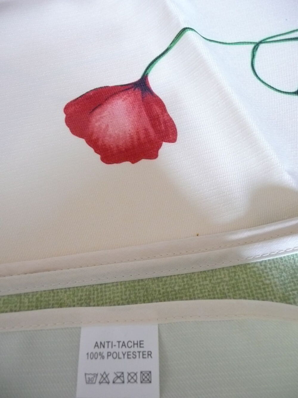 Nappe verte antitache Cuisine