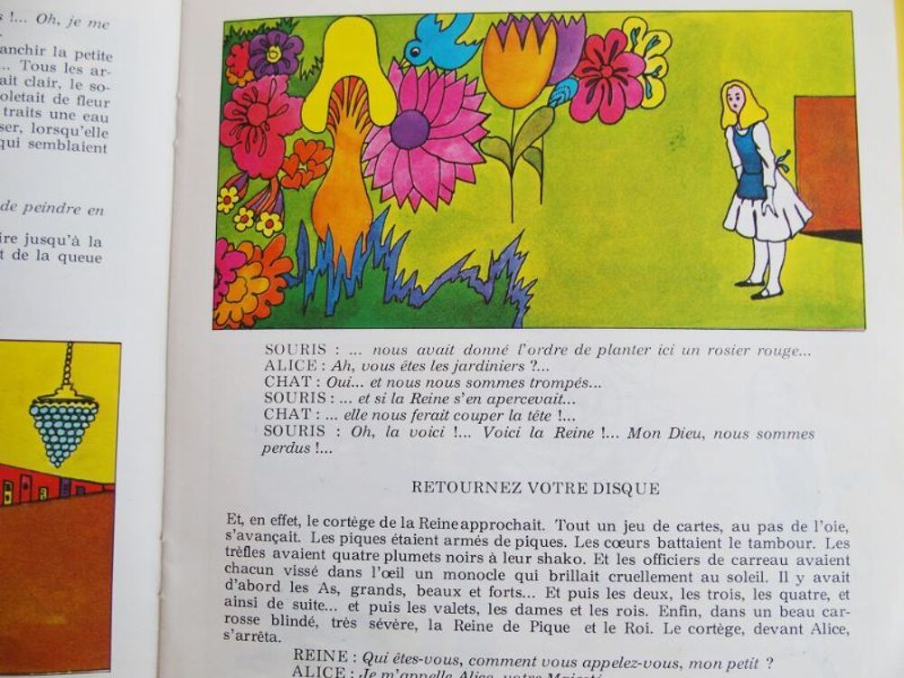 Livre disque vinyl Alice au pays des merveilles CD et vinyles
