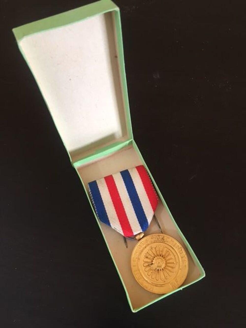 M&eacute;daille des cheminots Or 