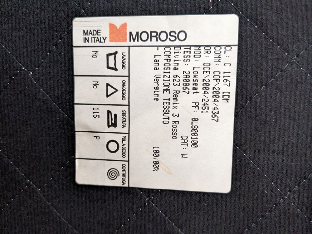 Chauffeuse Low Seat, &eacute;dition Moroso Meubles