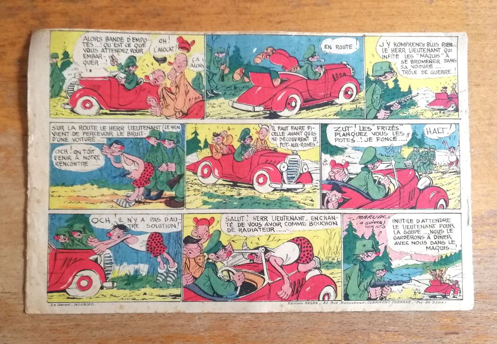 Les 3 mousquetaires du maquis n&deg; 2 - Marijac - 1945 Livres et BD