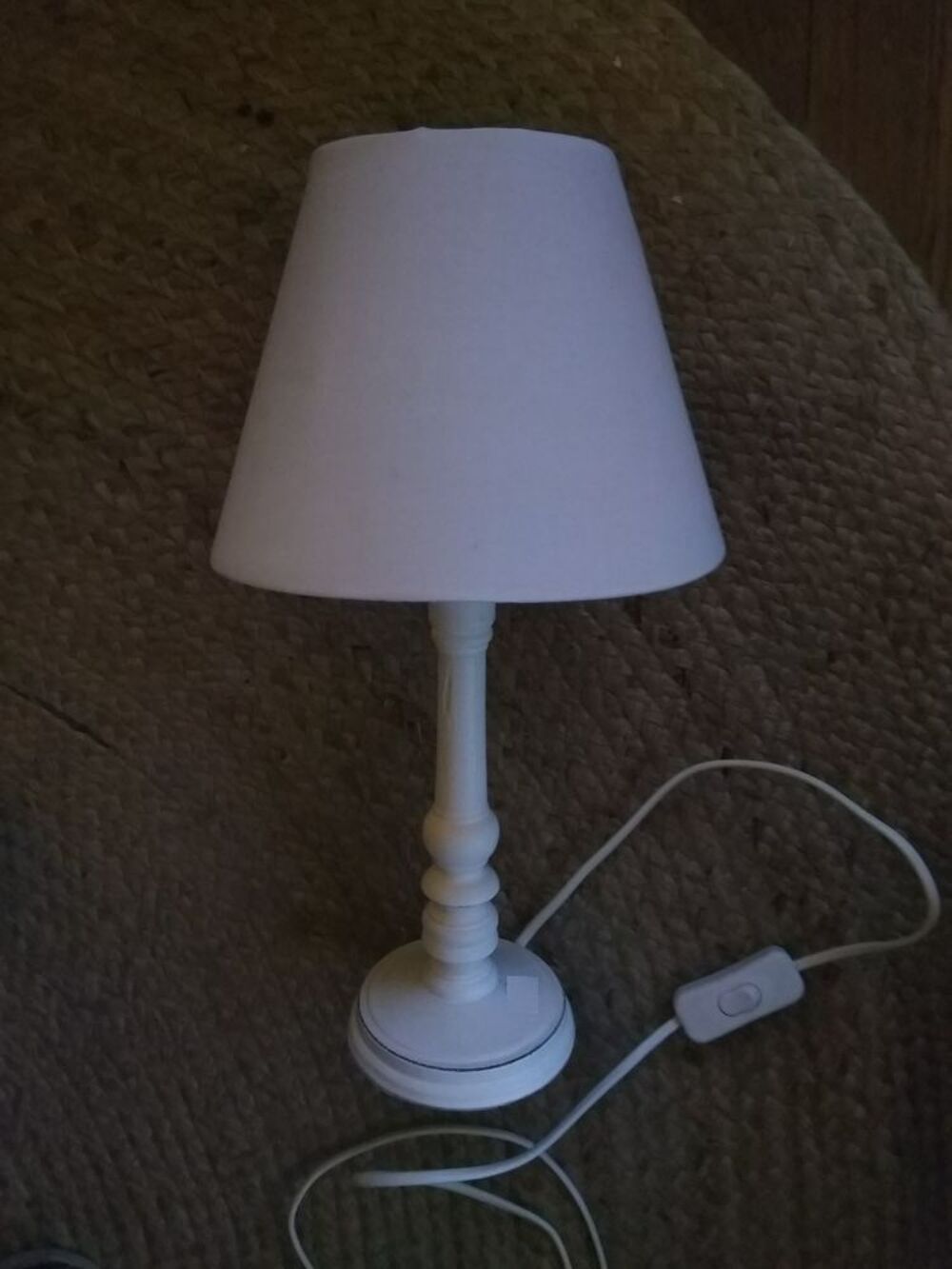 lampe de chevet en bois Décoration