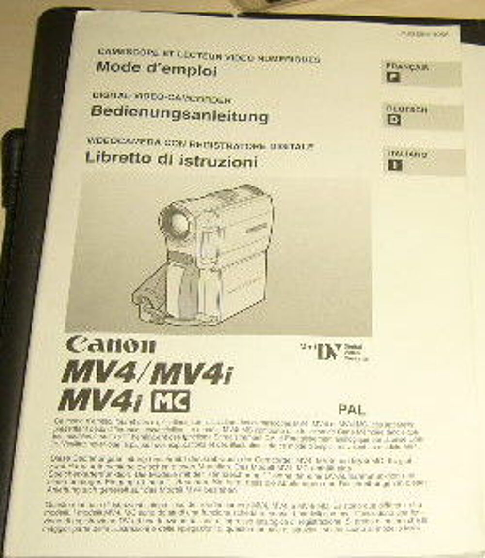 t&eacute;l&eacute;commande canon camescope mini-dv WL-D76 Photos/Video/TV