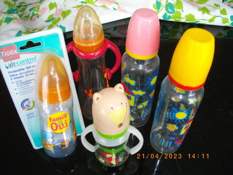 Lot de cinq biberons 15 Perros-Guirec (22)