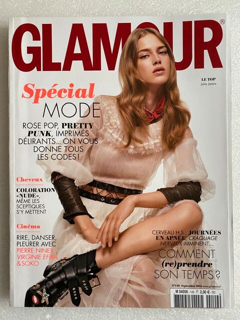 GLAMOUR n�149 septembre 2016 Sp�cial Mode/Julia Jamin/ Virgi 6 Jou�-l�s-Tours (37)