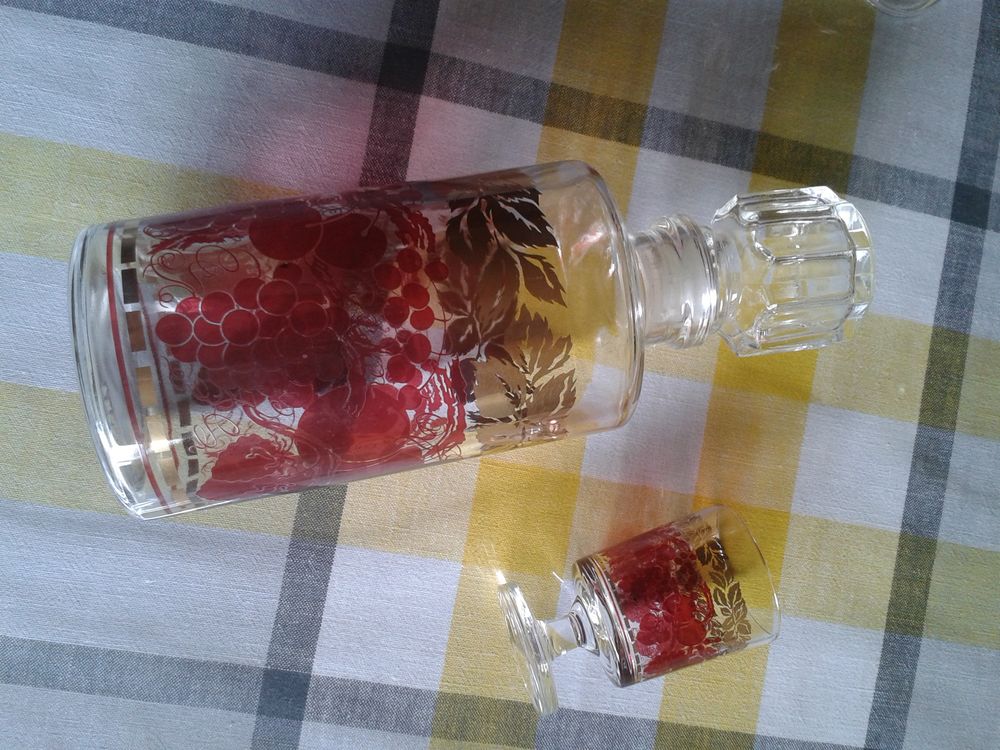 Service &agrave; liqueur vintage Luminarc neuf Cuisine