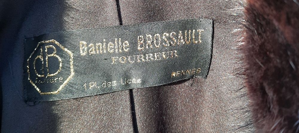 Manteau VISON v&eacute;ritable Vêtements