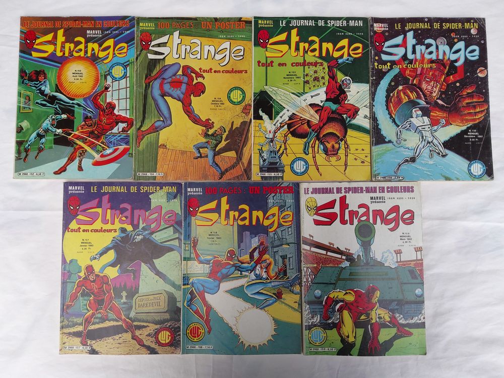 STRANGE, Strange sp&eacute;cial origines, MARVEL, Star Wars etc.... Livres et BD