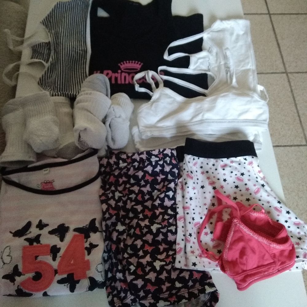 ENFANT FILLE PYJAMA MANCHES COURTES ET SHORT CECILIA GIRL ST Vêtements enfants