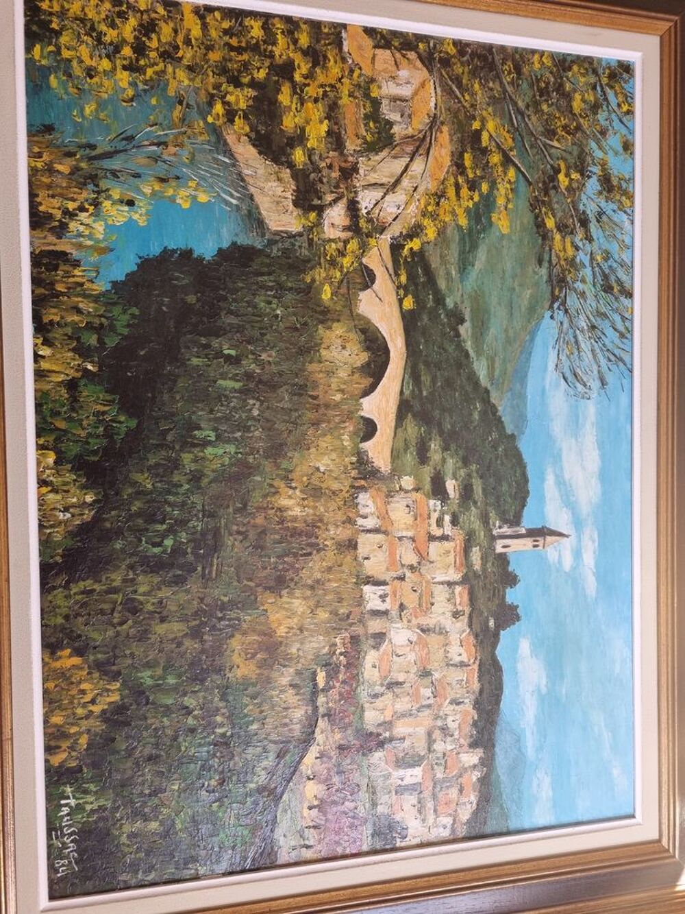 Tableau d'artiste peintre proven&ccedil;al Décoration