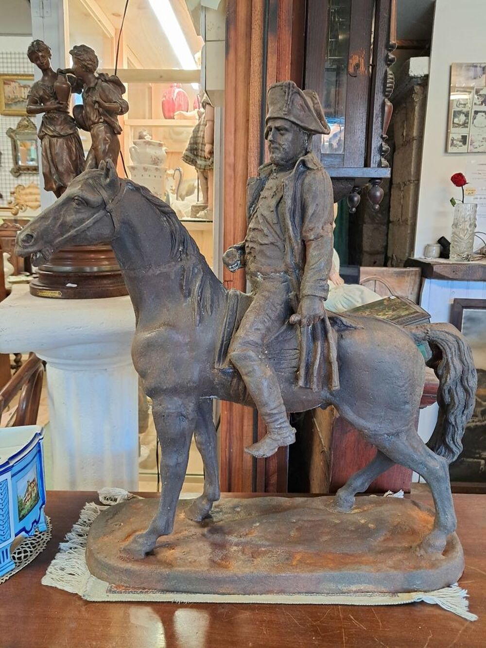 Statue, Sculpture Napol&eacute;on III en fonte Décoration