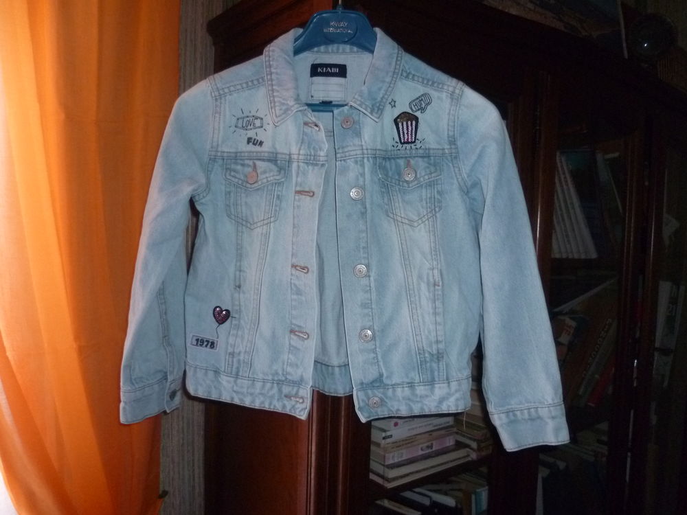 Blouson en Jean fille 10 Ans bon &eacute;tat Vêtements enfants