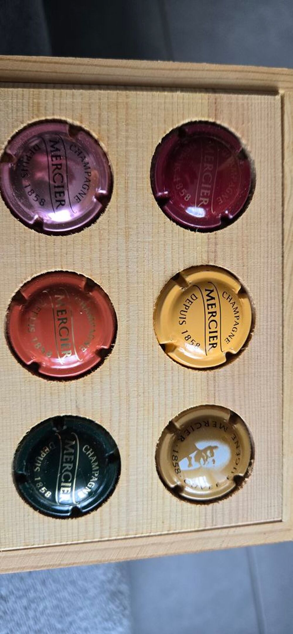 Boite de 6 capsules MERCIER 