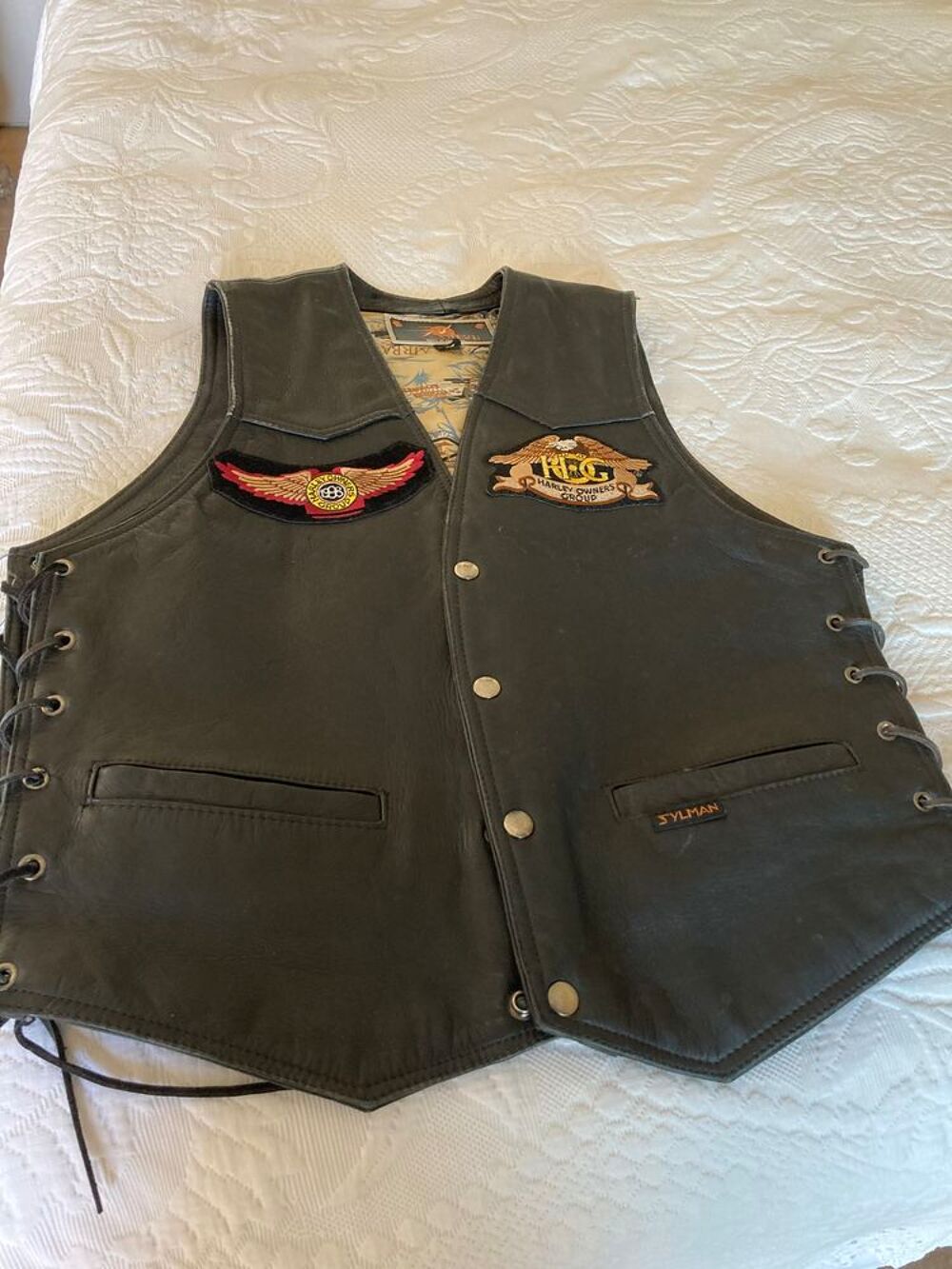Gilet cuir Harley Davidson Vêtements