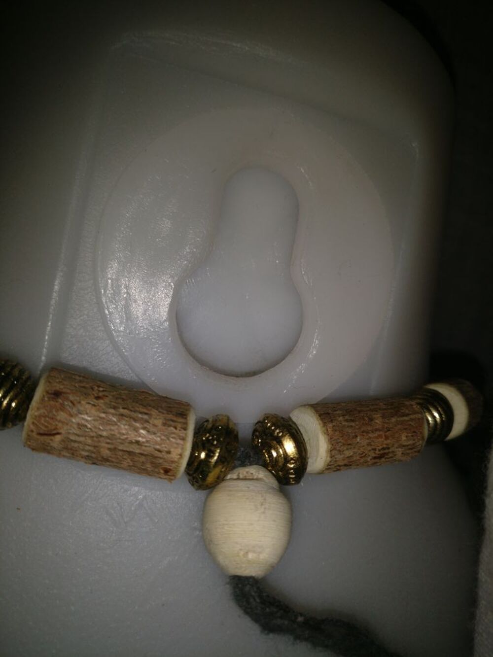 Collier en noisetier pour soigner les allergies.55cm Bijoux et montres