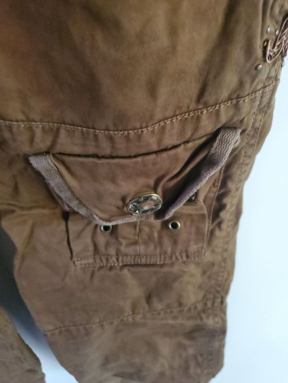 PANTALON FEMME MARRON T36 RALPH LAUREN Vêtements