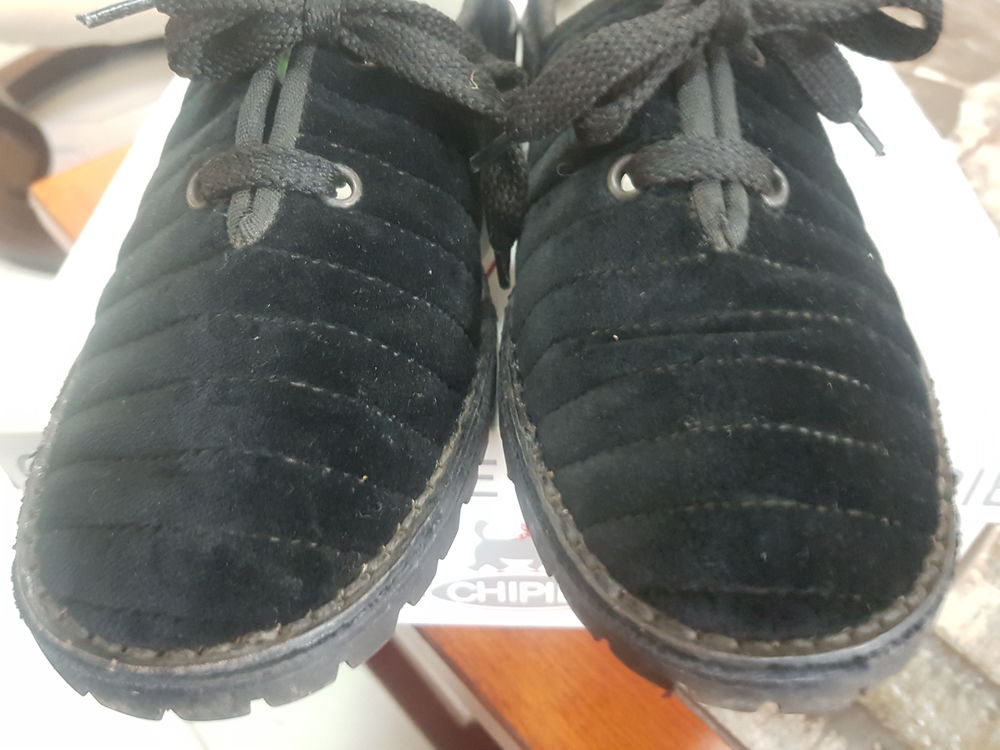 Mocassins homme T40, talon 2,5 cm, VIBRAM, noires Chaussures