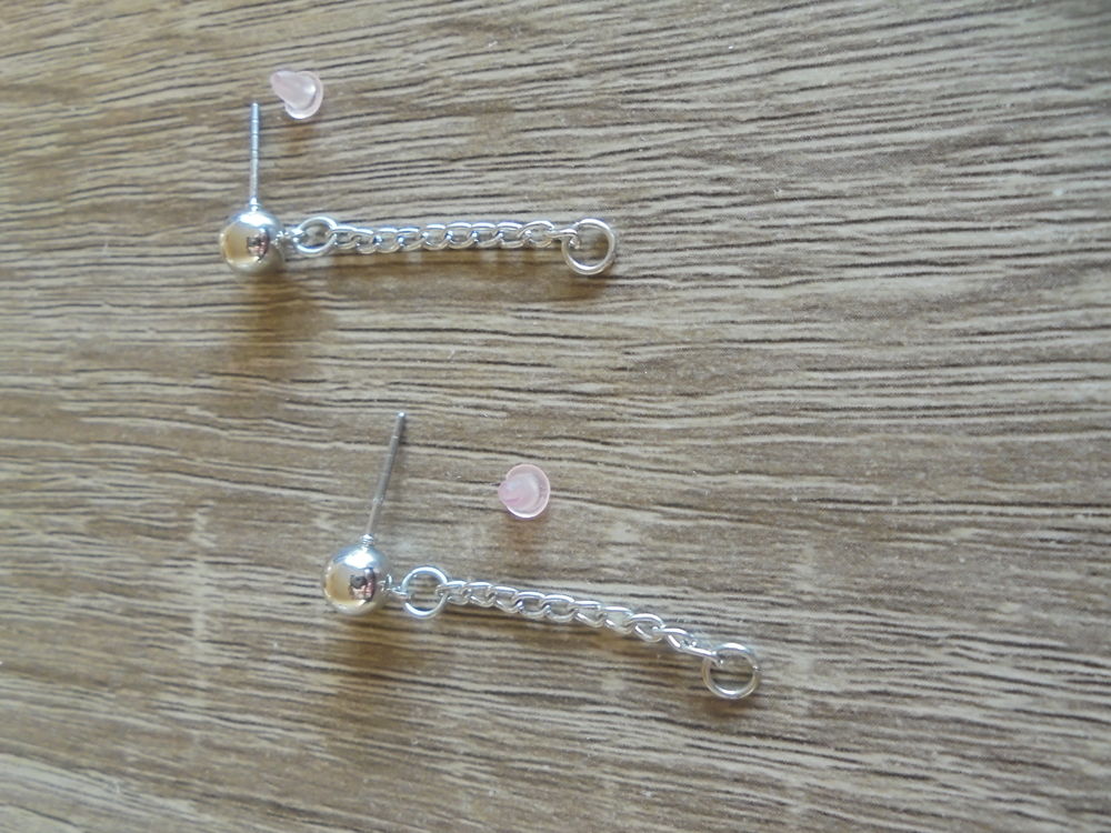 Boucles d'oreilles boule (28b) Bijoux et montres