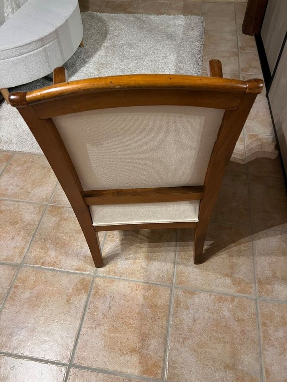 Fauteuil XIX Merisier Massif Meubles