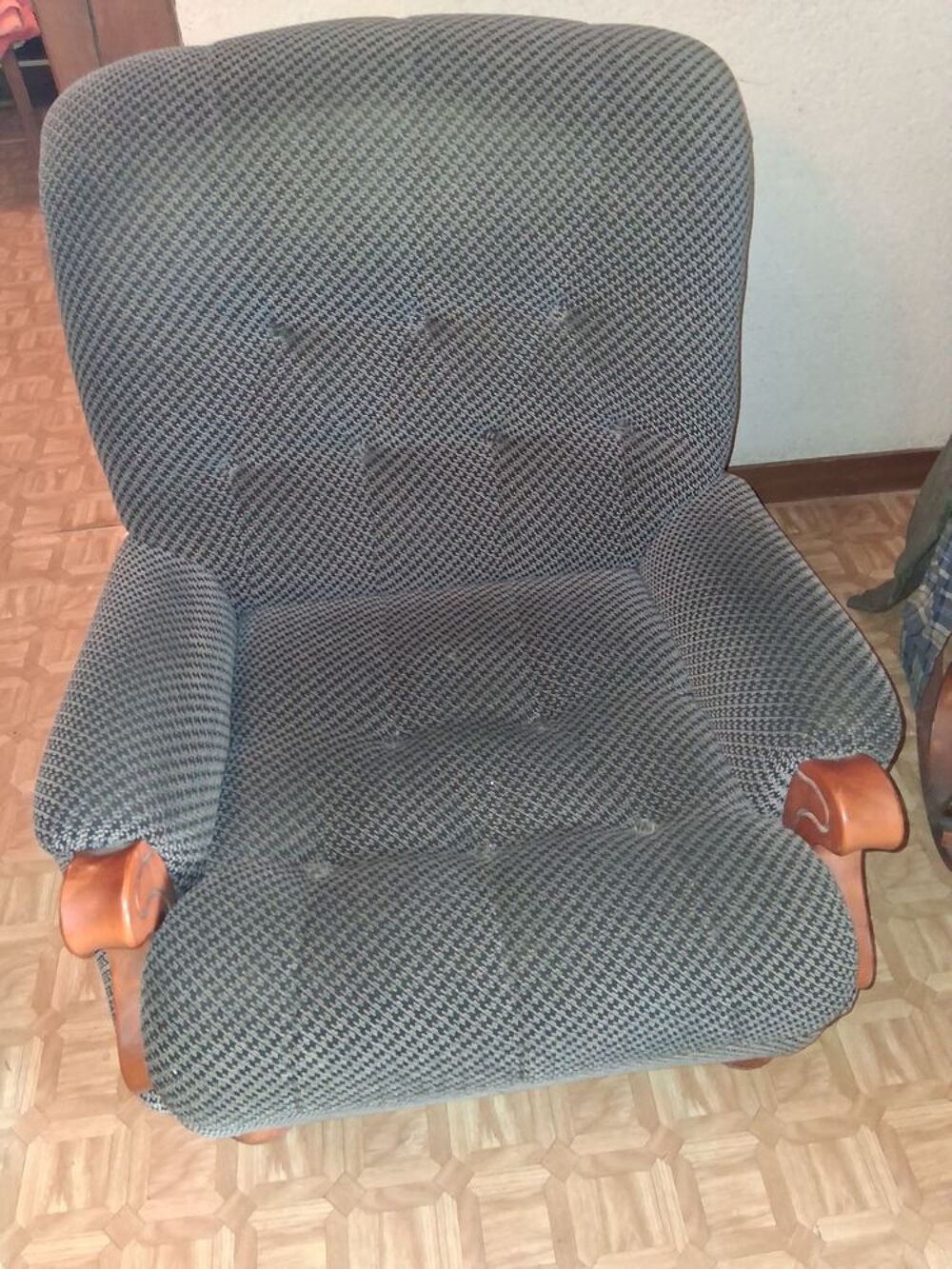 Fauteuil velour Meubles