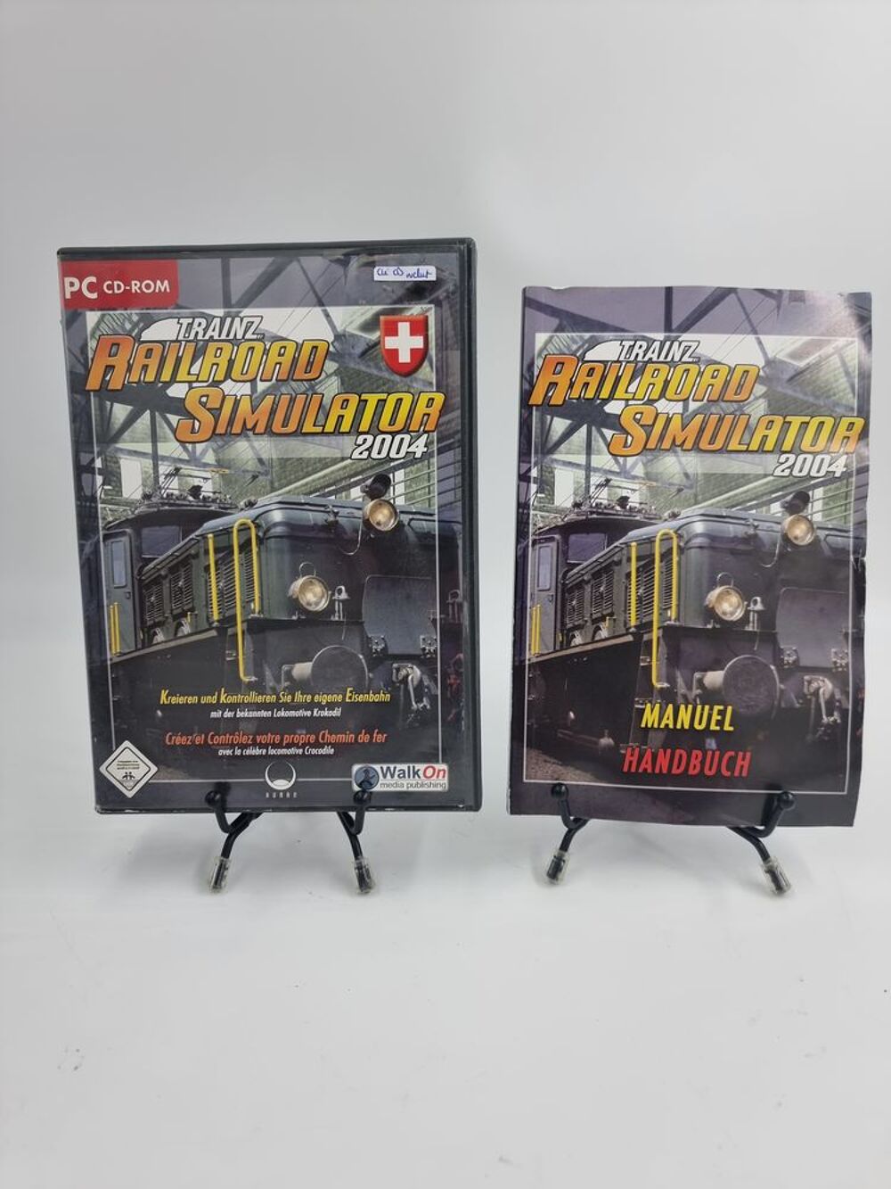 Jeu PC Trainz Railroad Simulator 2004 (comprend 4 CD) Consoles et jeux vidéos