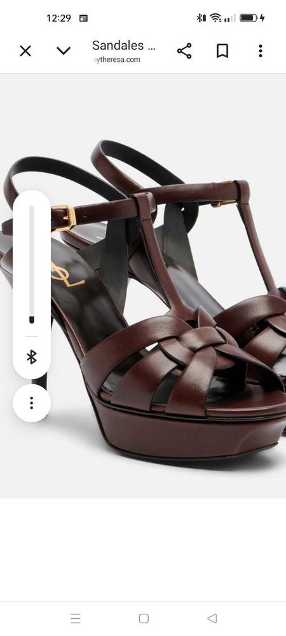 une paire de chaussures talon aiguille Yves Saint Laurent taille 37 casi neuf merci de laisser votre num&eacute;ro de t&eacute;l&eacute;phone Chaussures