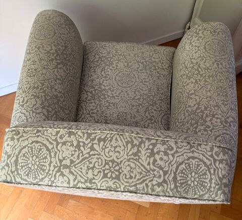 2 fauteuils club inspiration L XV année 40 restaurés Paris 14 (75)
