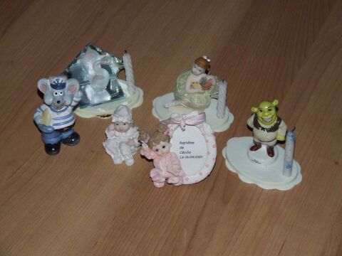 Lot de 6 décorations gâteau d'anniversaire 3 Bagnolet (93)