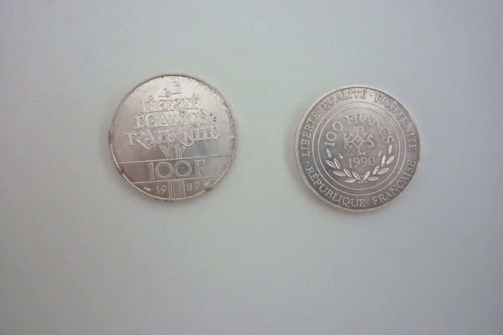 Pi&egrave;ces de 100 francs 