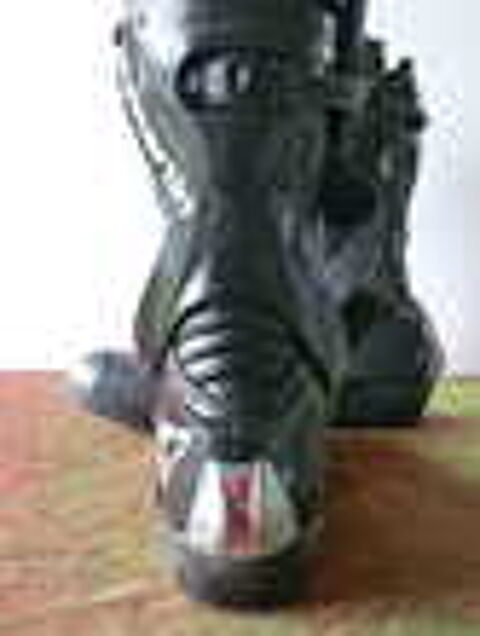 bottes moto STEALTH EVO BLACK 44 Chaussures
