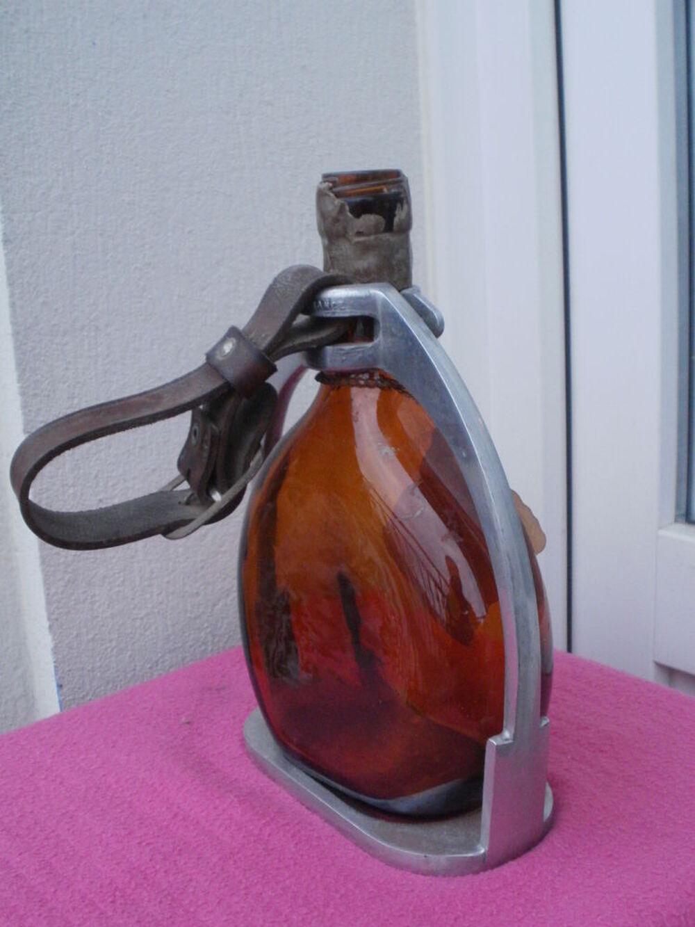 Bouteille vide Armagnac Ducastaing avec support Cuisine