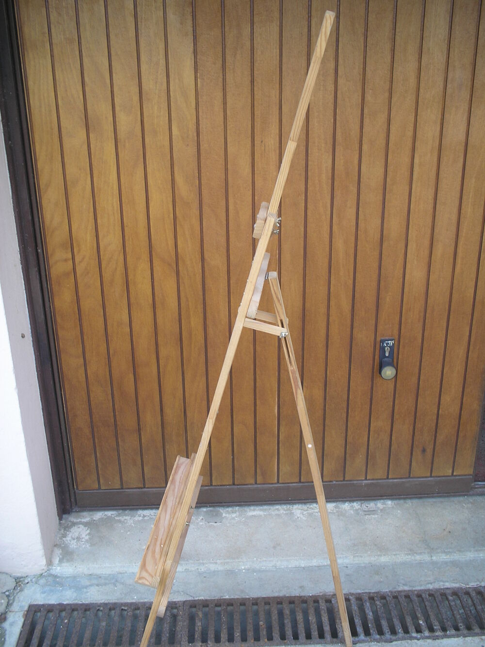 GRAND CHEVALET DE PEINTRE EN BOIS HAUTEUR 1M80-LARGEUR 50CM 