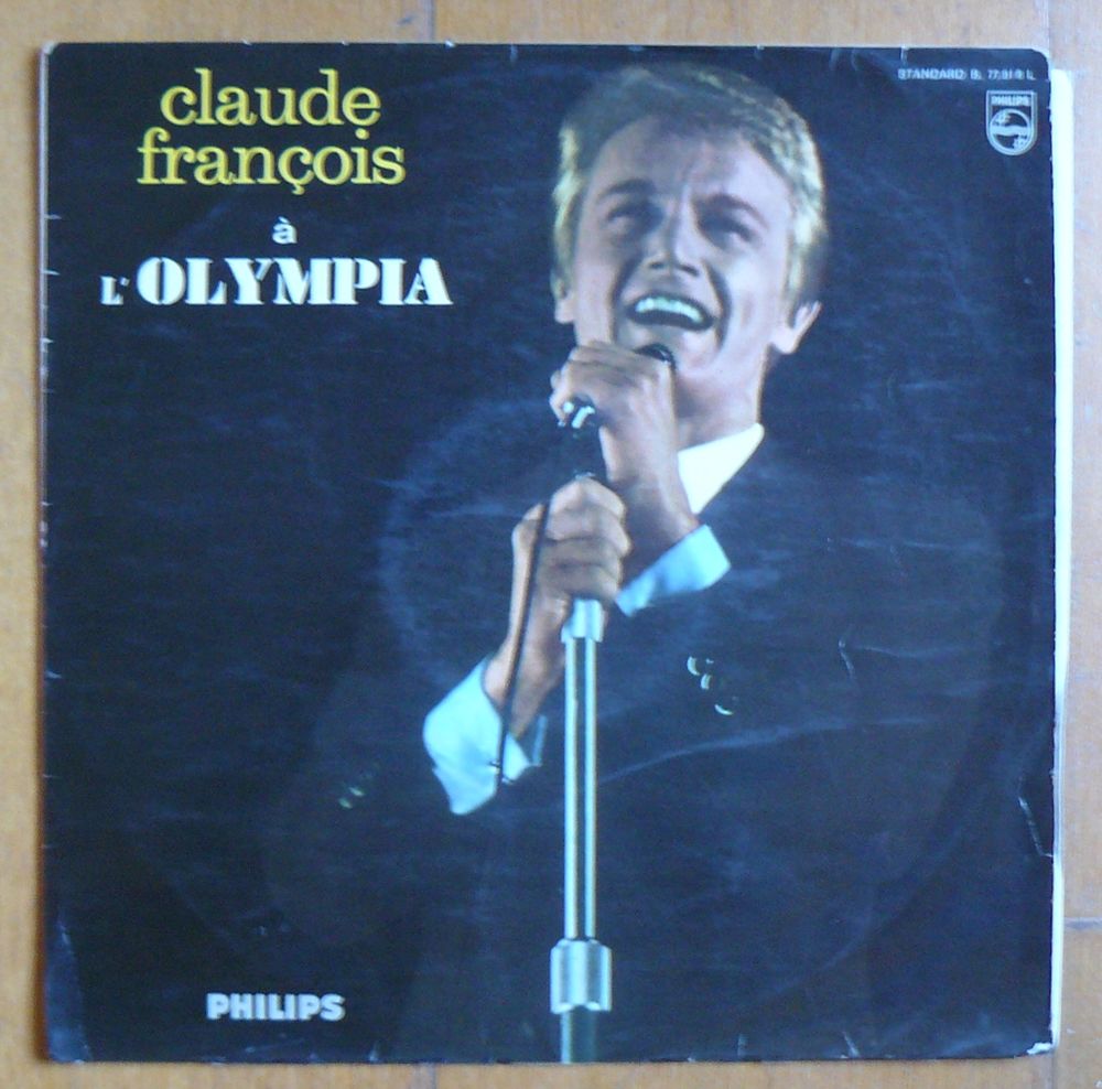 LP Claude FRANCOIS : &agrave; l'Olympia - Philips Standard B 77.818 CD et vinyles