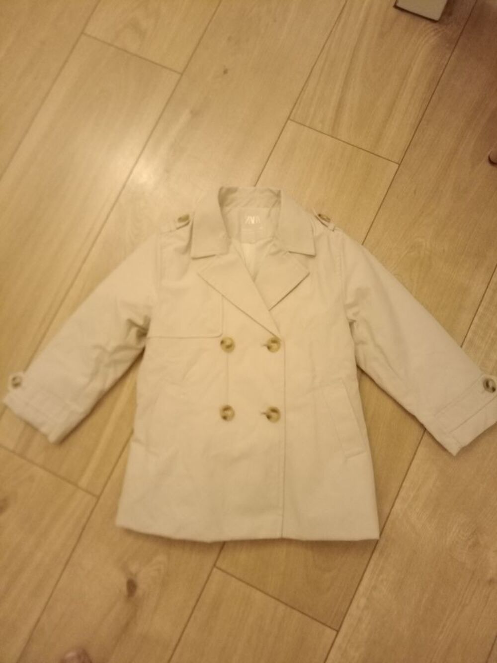 Veste trench court ZARA Puériculture