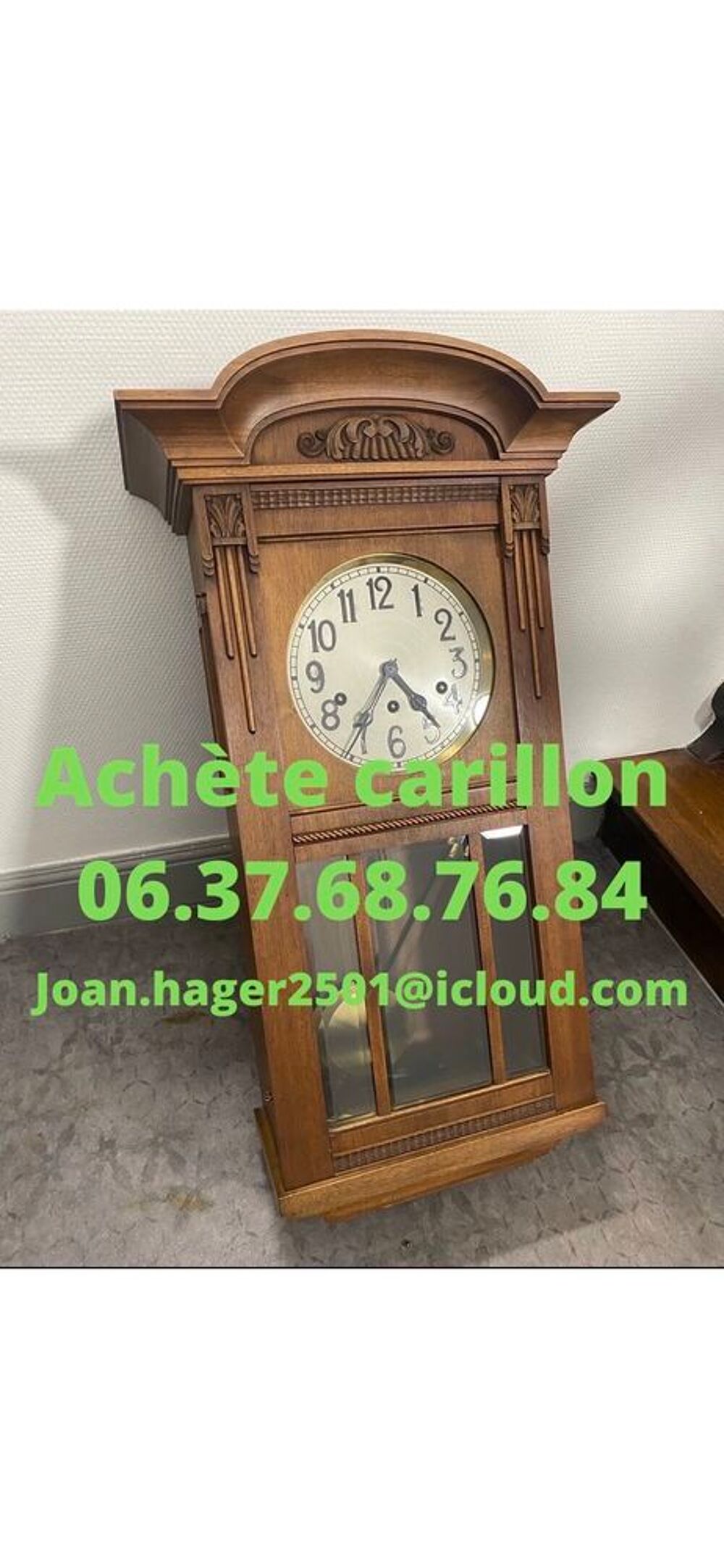 recherche carillon Westminster et horloge comtoise 