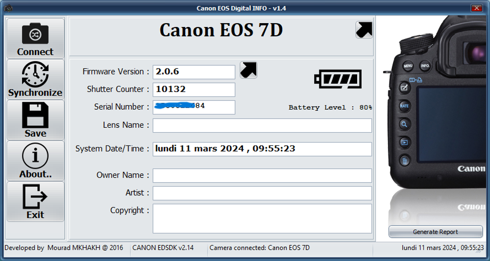 Canon 7D - LOT COMPLET Photos/Video/TV