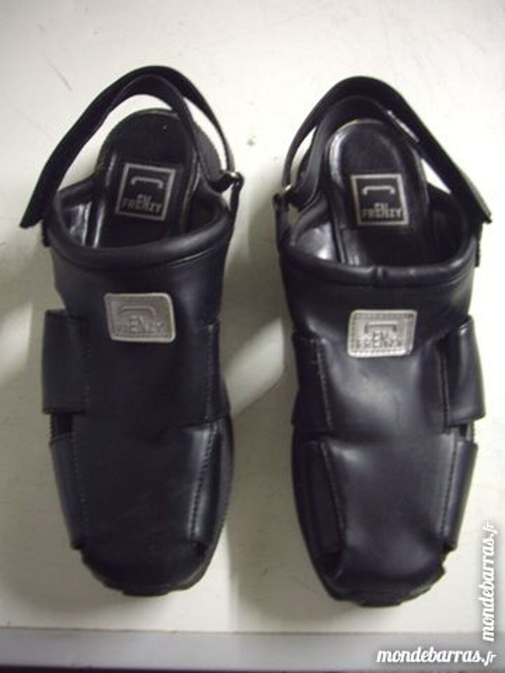 Derbys Noir &agrave; sangle scratch pt 39 Chaussures