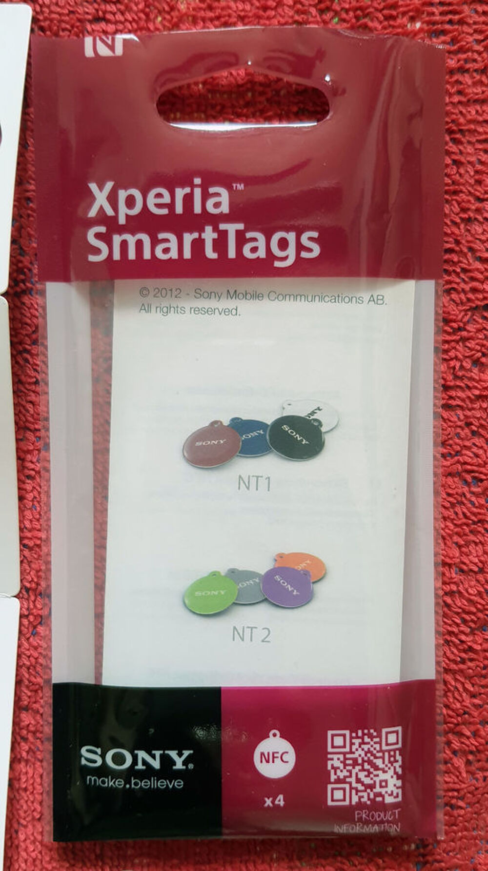 Sony Xperia SmartTags NT2 NFC Téléphones et tablettes
