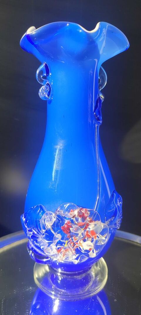 Vase+italien+en+verre+soufflé+d'art 28 Clermont (60)