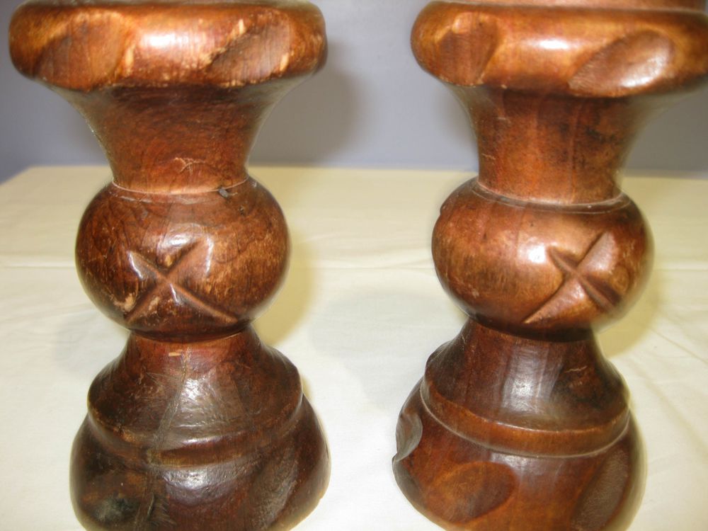 Bougeoir en Bois Décoration
