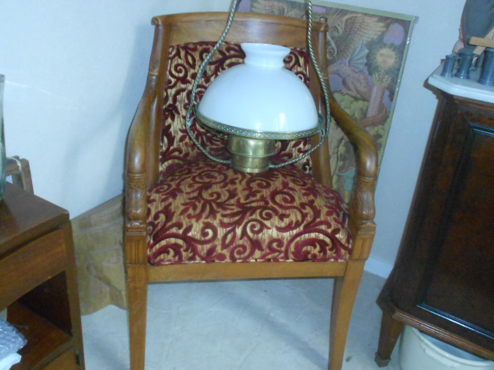 FAUTEUIL ACAJOU MASSIF Meubles