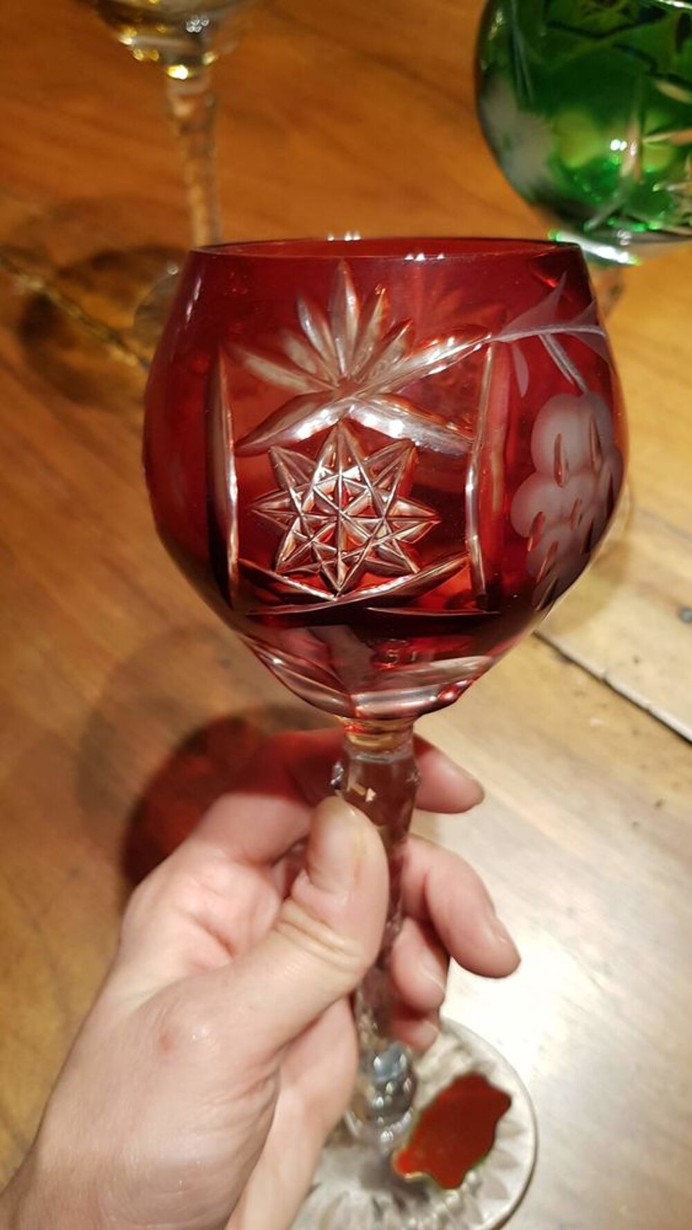 Verre &agrave; pied cristal 24 pbo Décoration