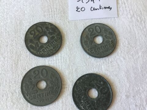 Pices  de monnaie anciennes 0 Marguerittes (30)