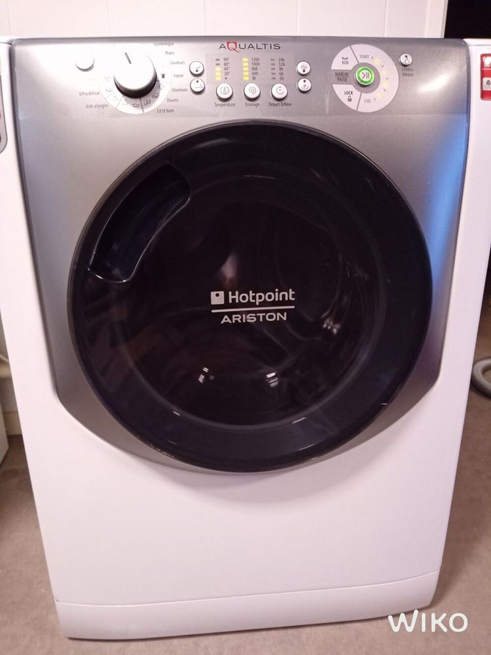 Notice Lave linge Hotpoint Ariston Aqualtis 8 Kg