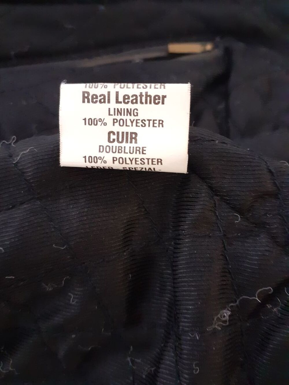 Manteau en cuir Vêtements